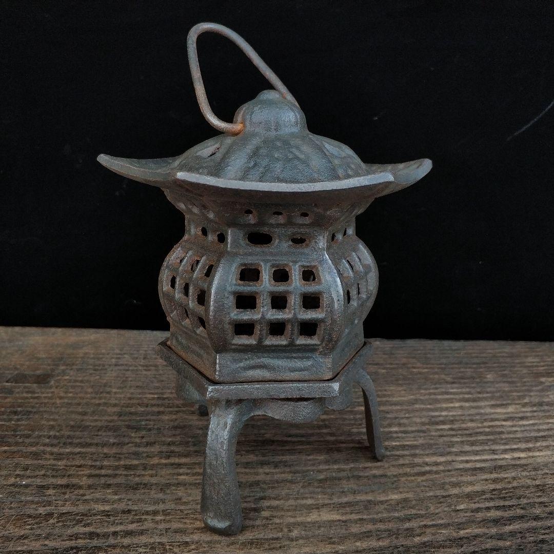 鉄 細工 提灯 鉄器 装飾品 工芸品 美術品 置物