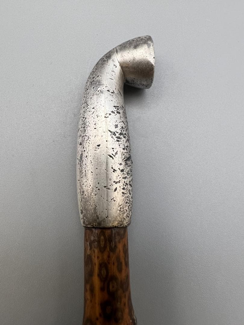 銀製　煙管　キセル　山風景図　赤銅金象嵌　銀細工　アンティーク　重量約32g