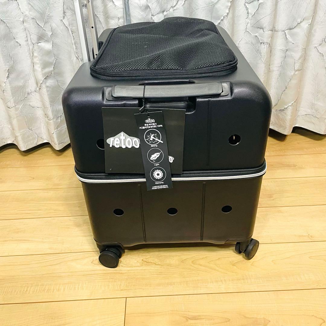 新品・未使用retooペット キャリー バッグ かばん 15kg小型犬 中型犬