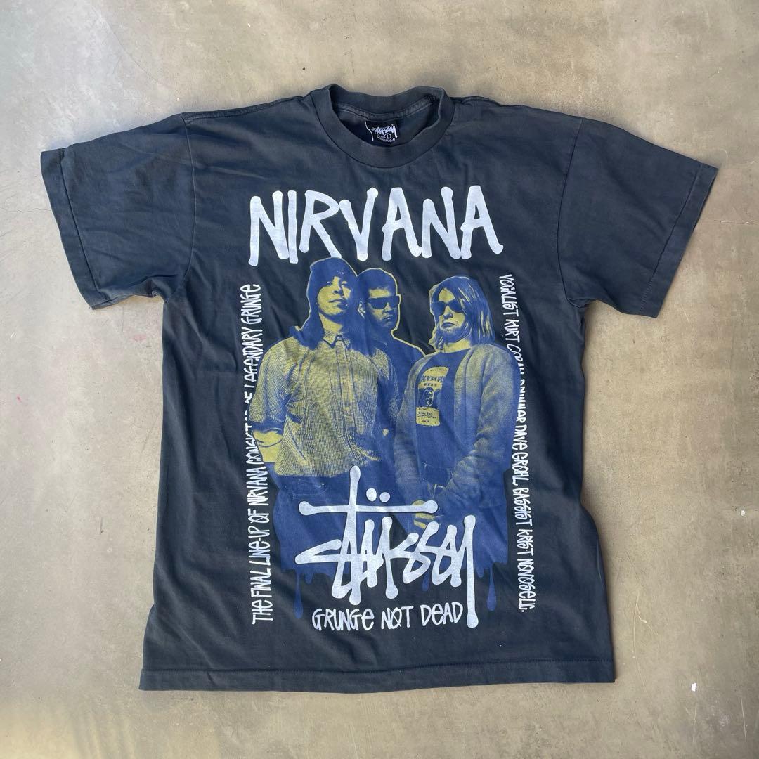 Nirvana カートコバーン　stussy tシャツ