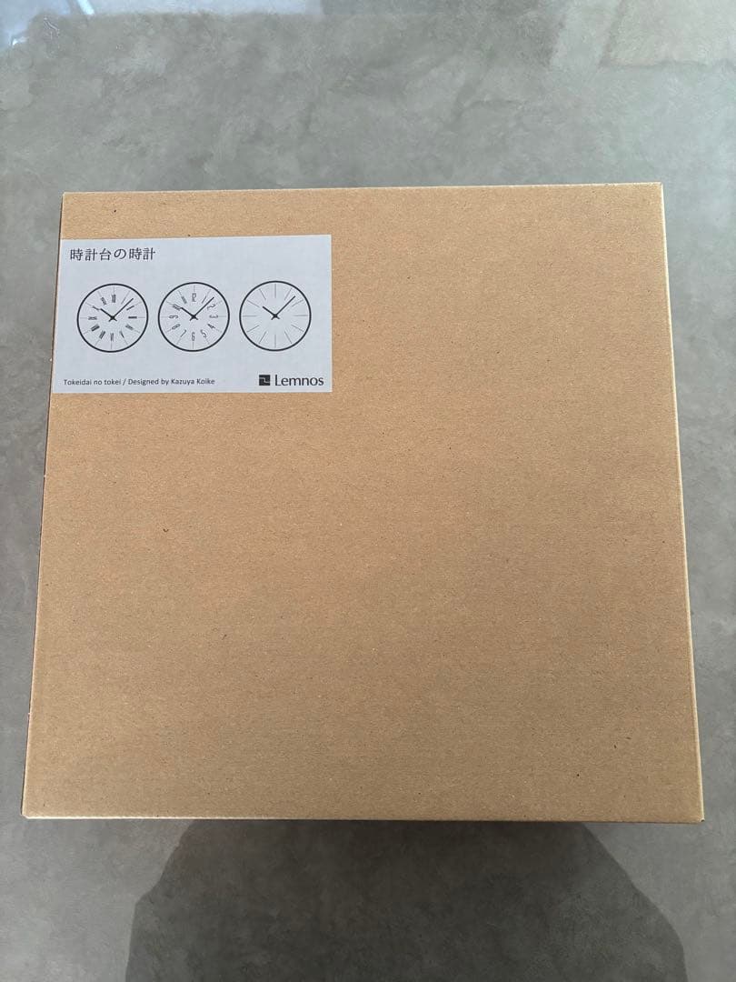 【新品】Lemnos レムノス　時計台の時計　モダン　 掛時計