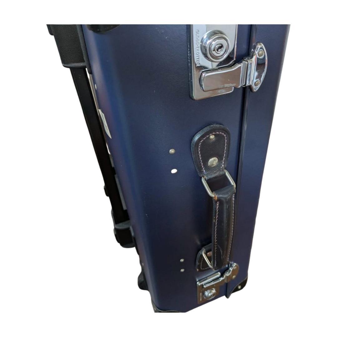 GLOBE TROTTER グローブトロッター スーツケース ネイビー 二輪