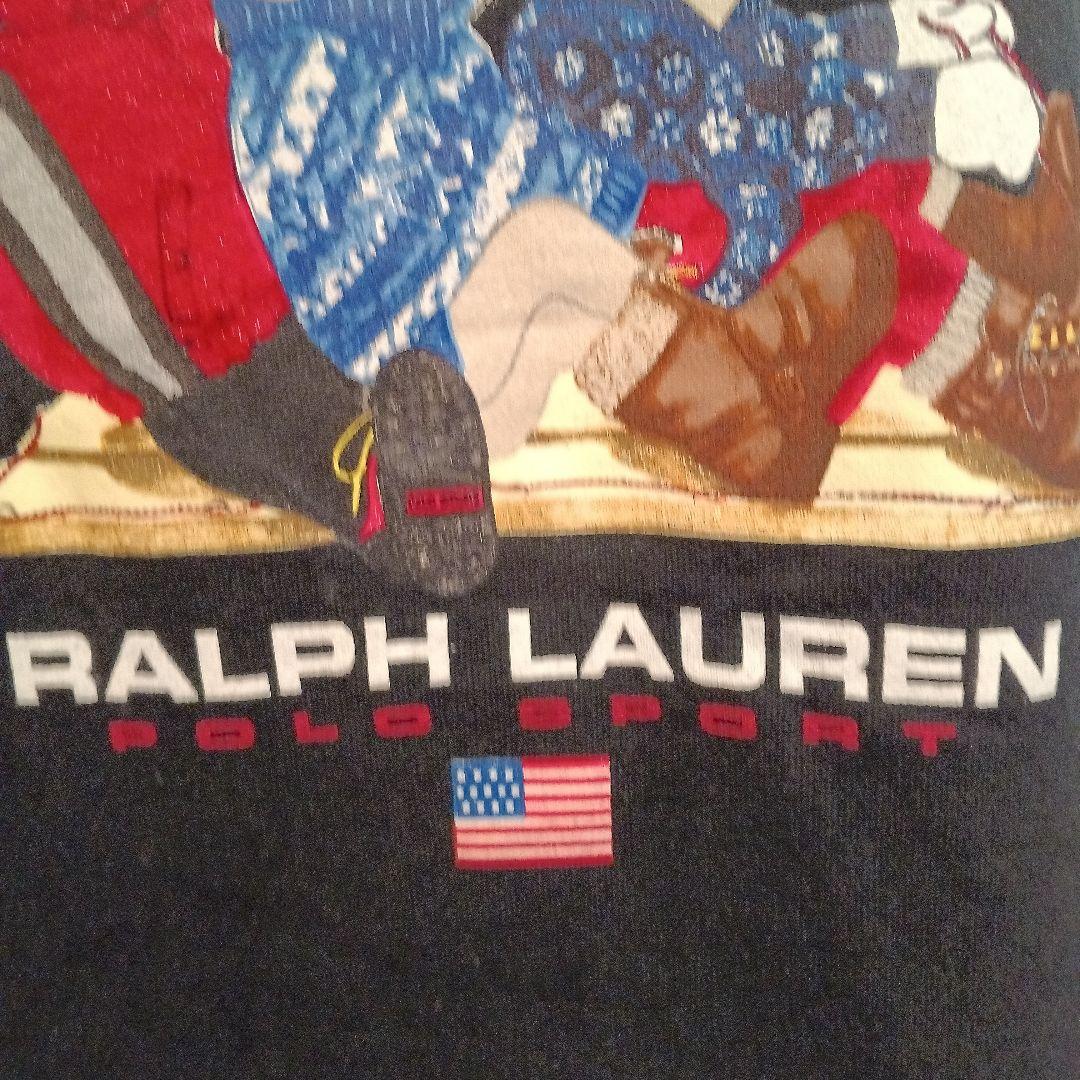美品ラルフローレン♡ポロ♡ベアー♡ブラック♡160サイズ♡女性にも