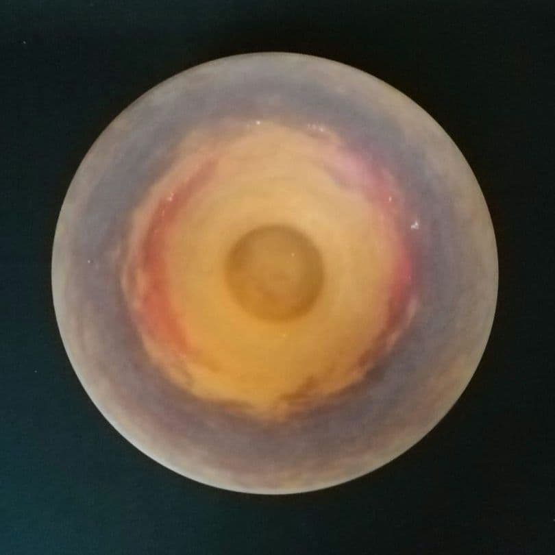 アール・ヌーヴォー　コンポート　アンティーク　ミューラー　ヴィトリオフィカシオン