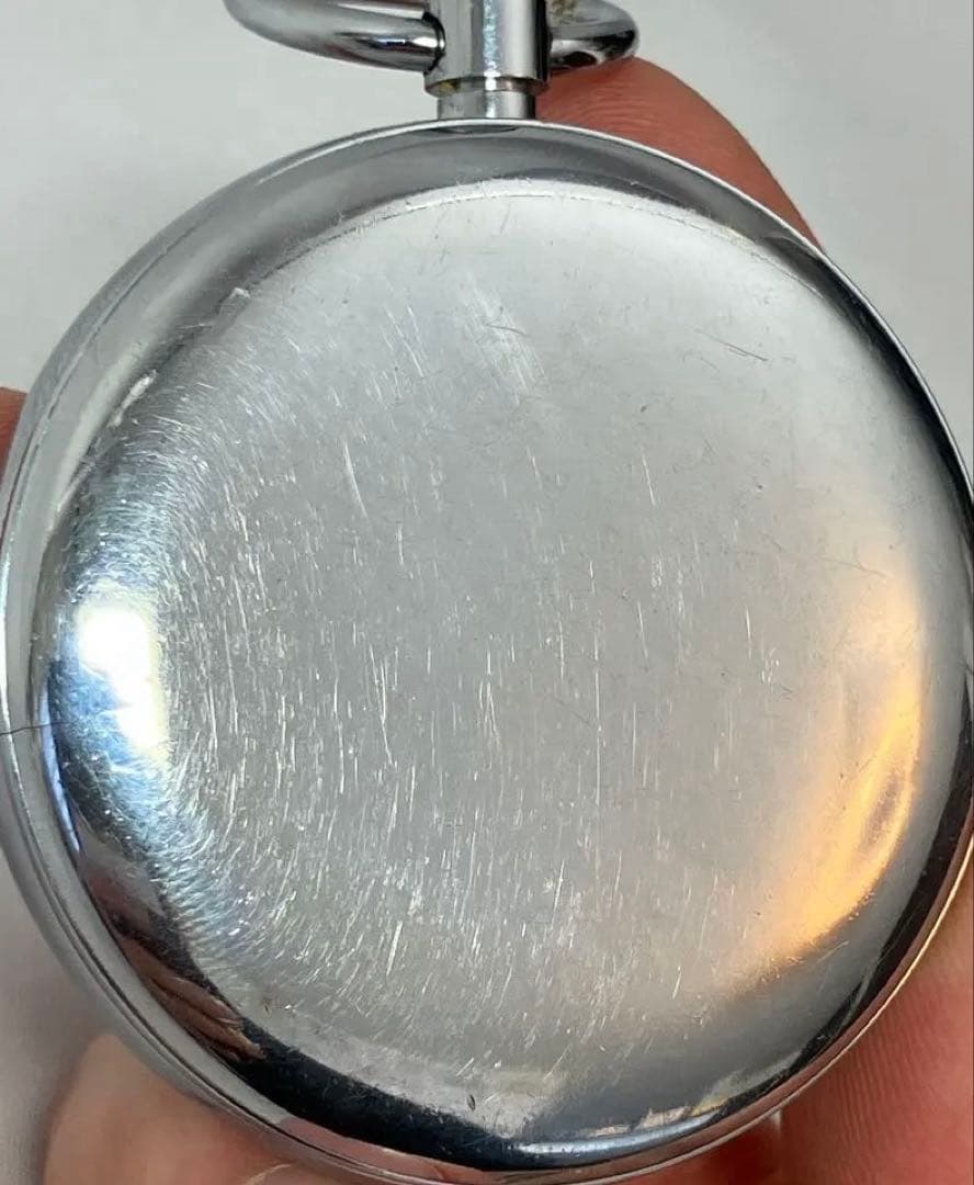 【稼働・美品】SEIKO セイコー プレシジョン　21石　手巻懐中時計