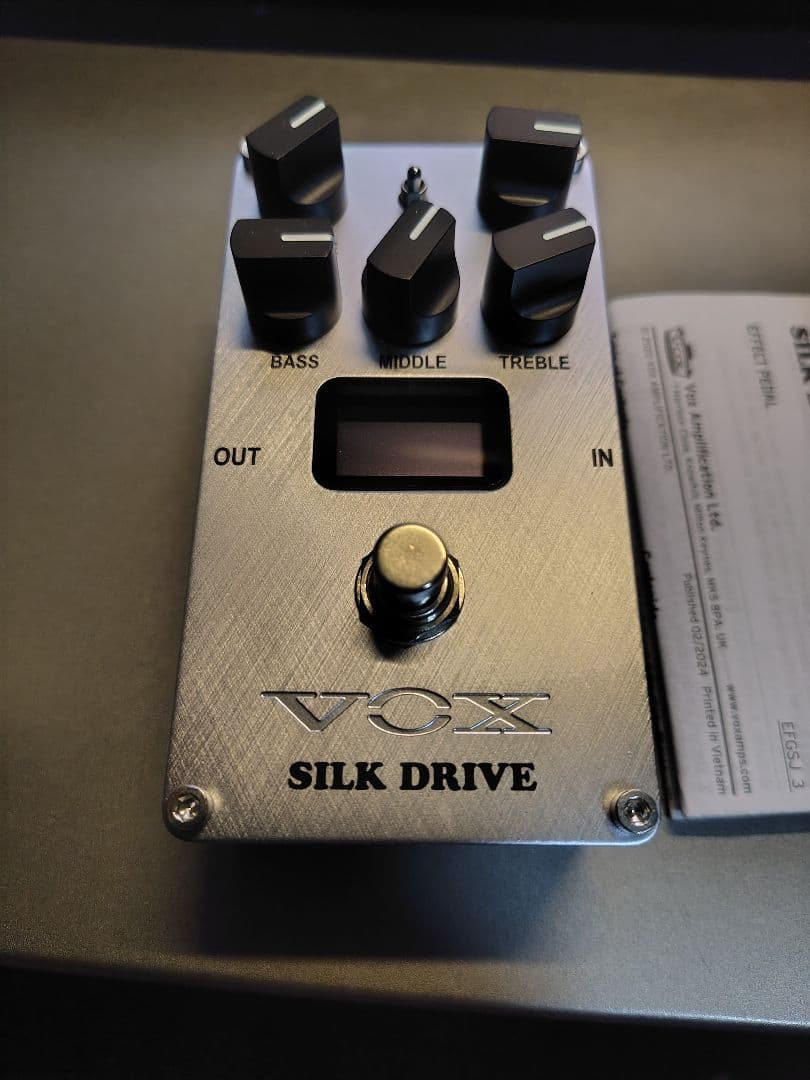 【ほぼ新品】vox VALVENERGY SILK DRIVE エフェクター