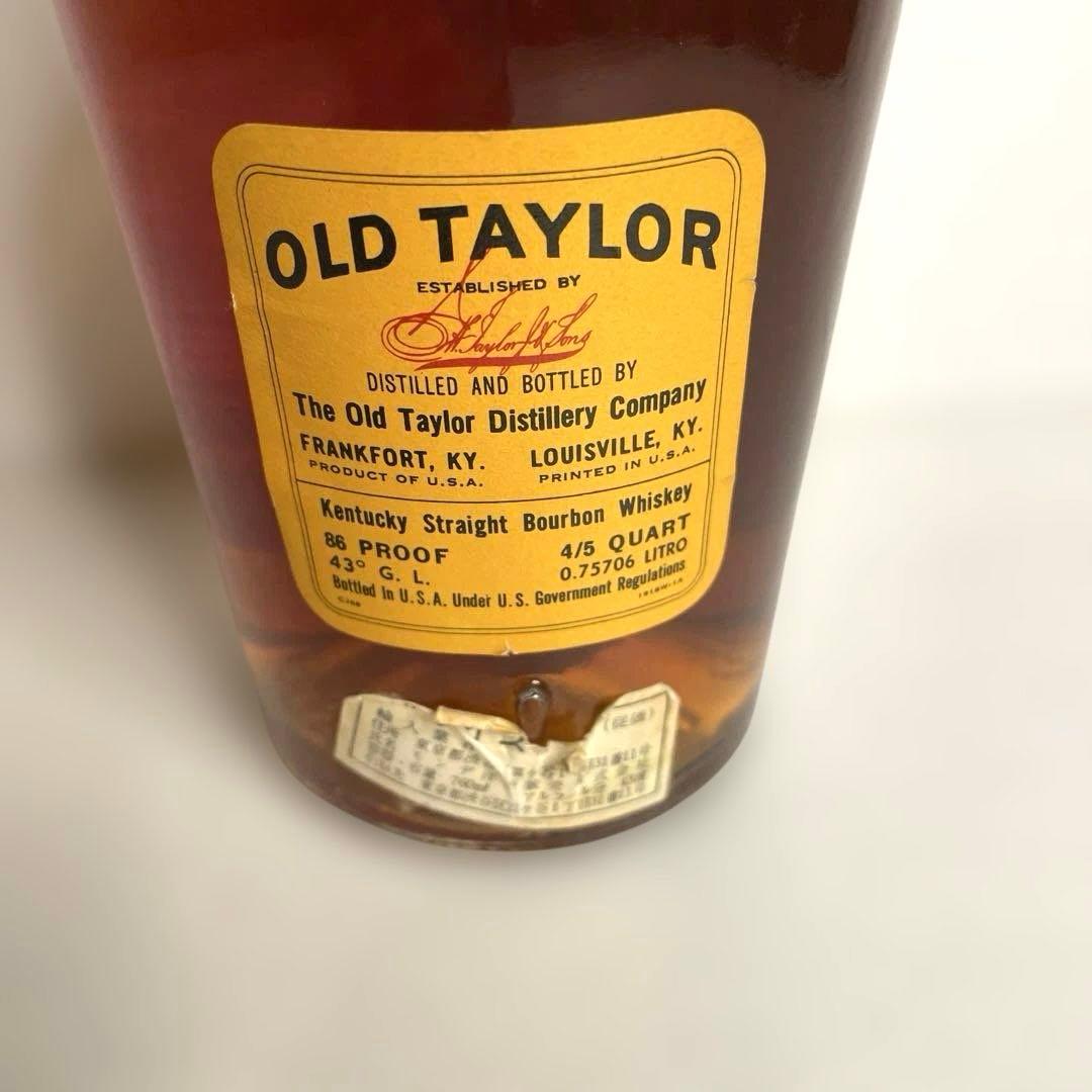 オールド テイラー 86 プルーフ　OLD TAYLOR 86 PROOF