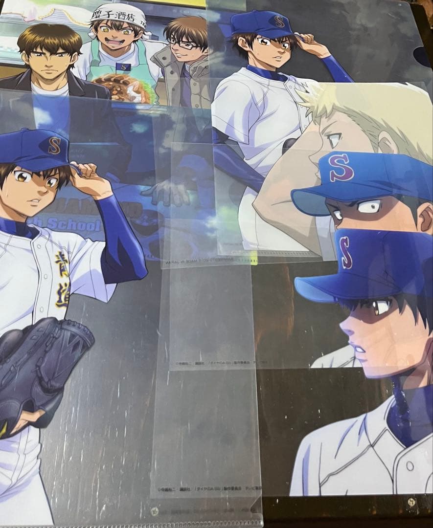 【5枚目まであり】ダイヤのA クリアファイル 御幸一也 沢村栄純 降谷暁