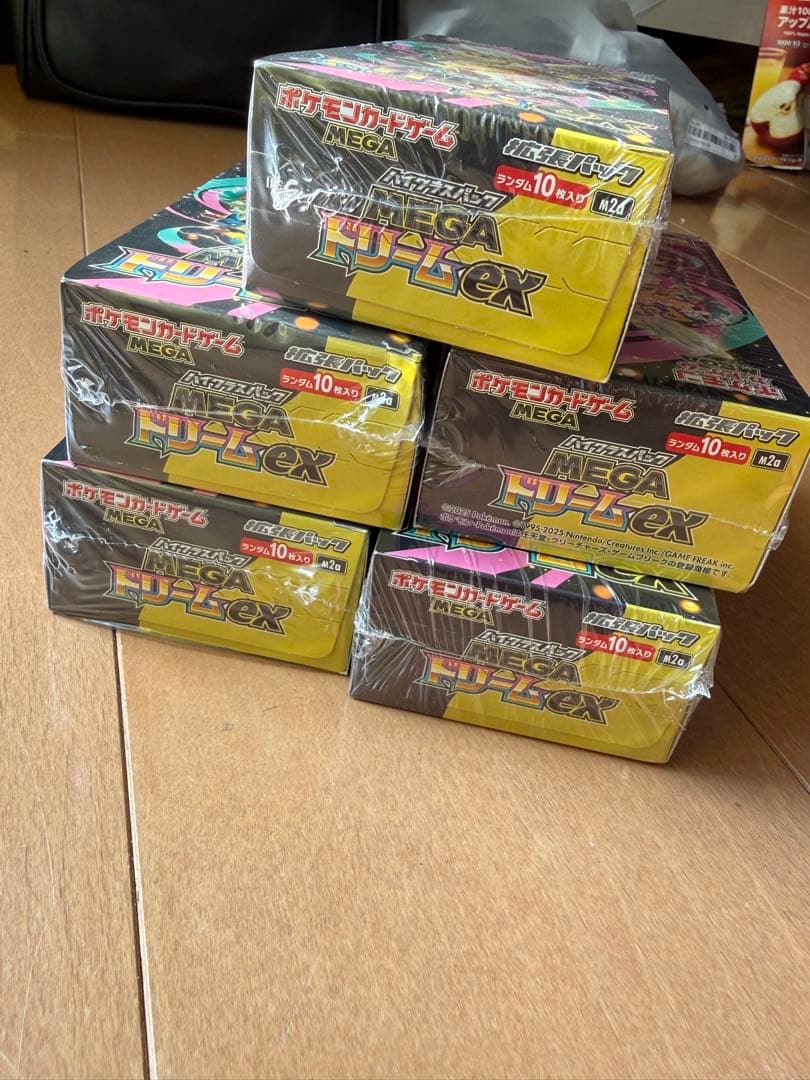 ポケモンカードゲーム メガドリームEX 10パック入り5個セット