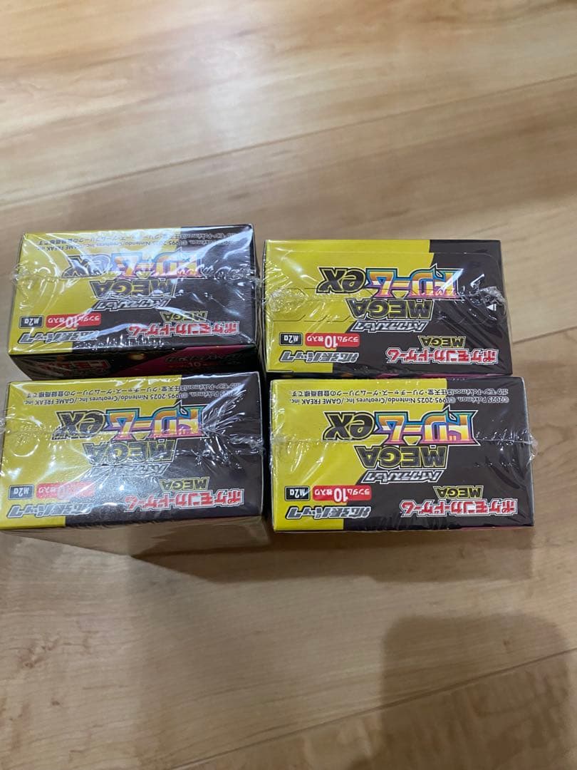 ポケモンカードゲーム メガドリームEX 4BOX シュリンク付き　未開封