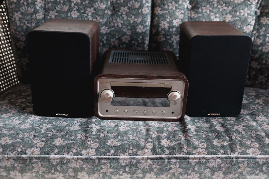 千鳥　SANSUI 真空管ハイブリッドアンプ搭載CDステレオシステム