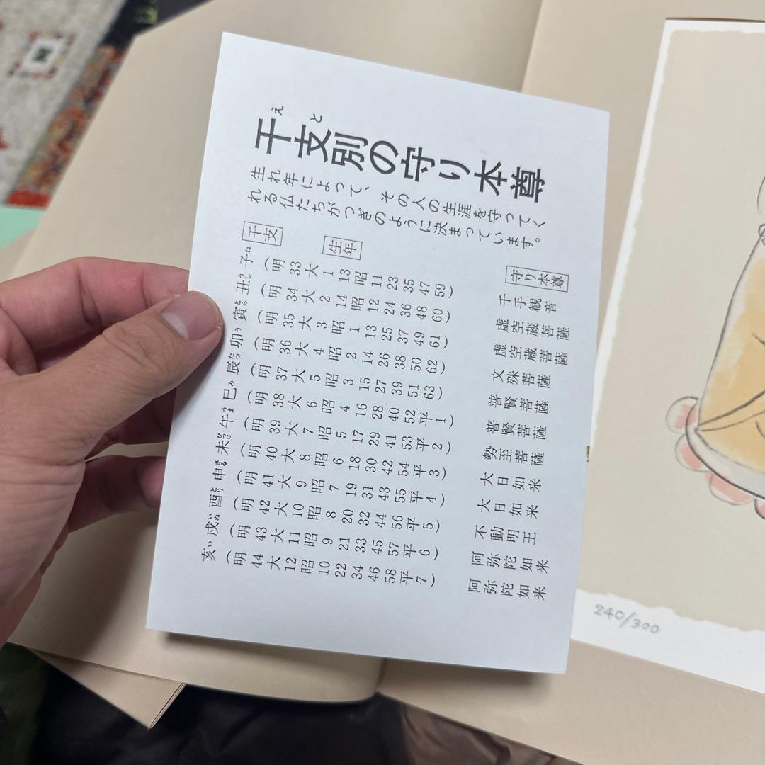 西村公朝 祈りのほとけ 249/300 水彩画