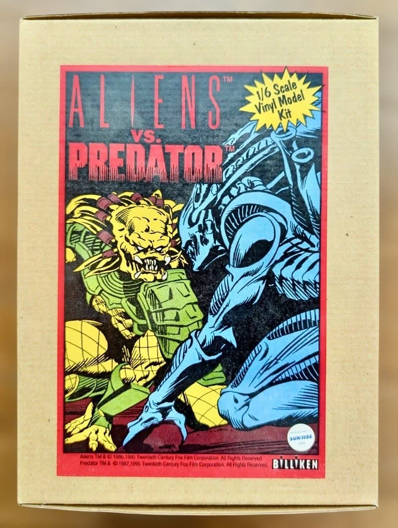 ビリケン商会 エイリアンVSプレデター 初版 ソフビ ガレージキット 未組み立て