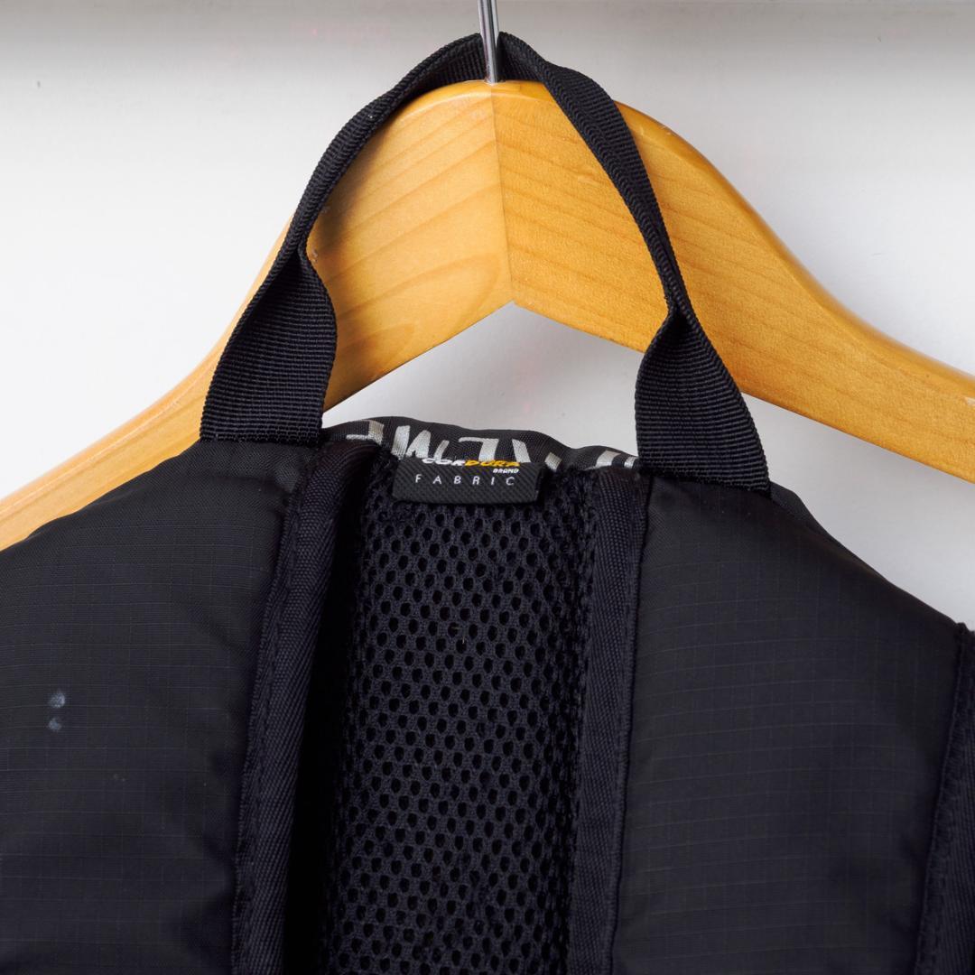 Supreme ロゴプリント バックパック 黒　16aw