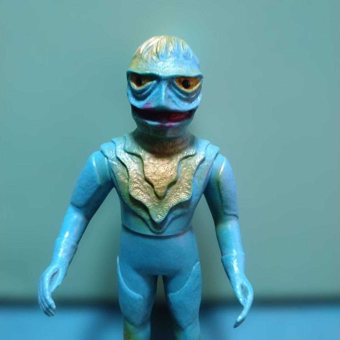 【当時物 】ブルマァク 鉄人タイガーセブン カッパ原人 ソフビ