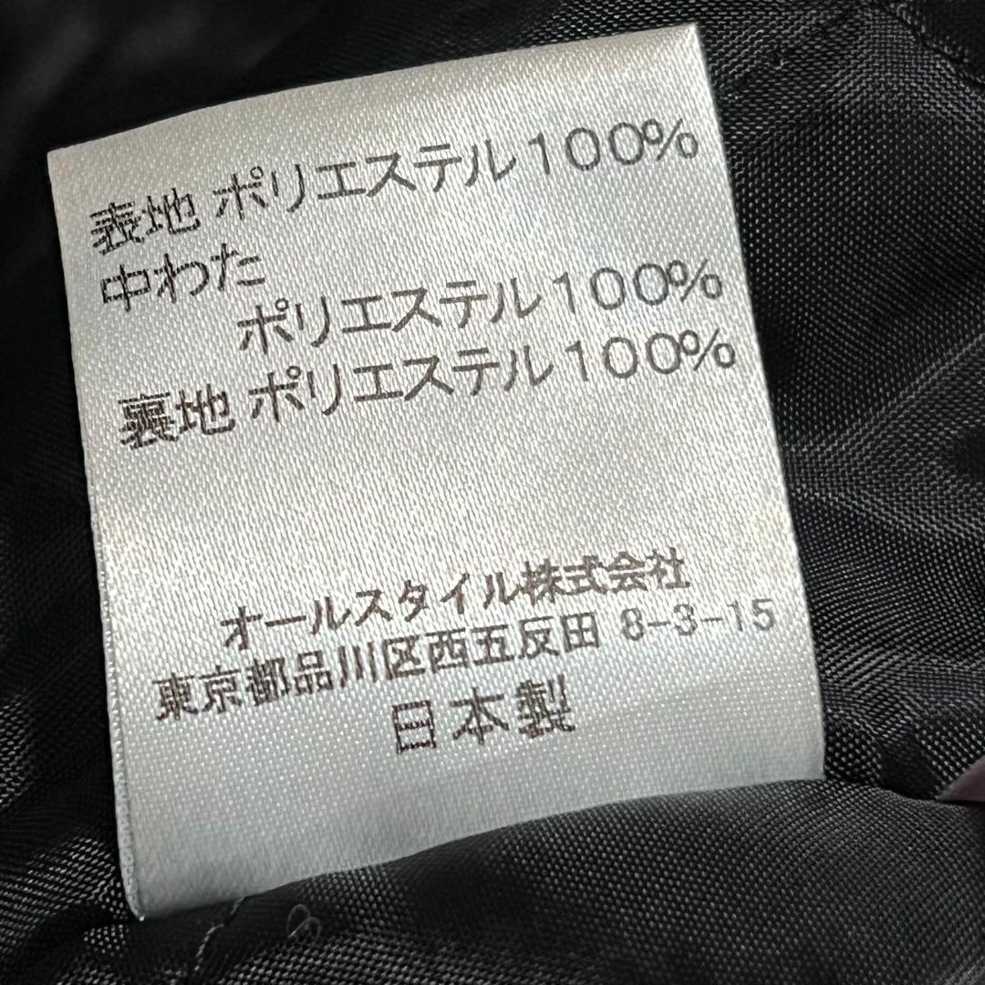 ALMA EN ROSE 森英恵　2ウエイコート　ドット刺繍　サイズ40極美品