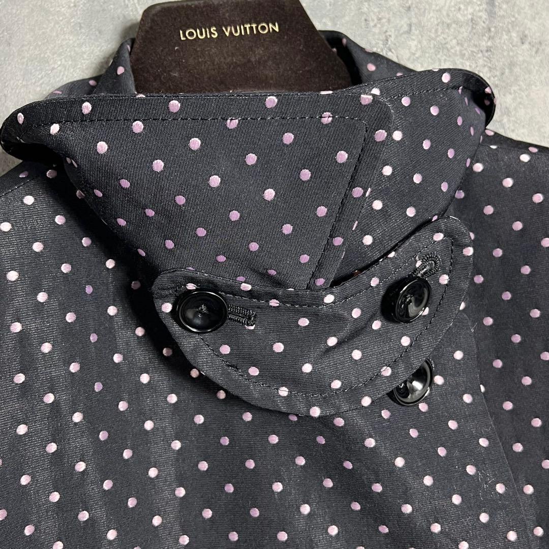 ALMA EN ROSE 森英恵　2ウエイコート　ドット刺繍　サイズ40極美品