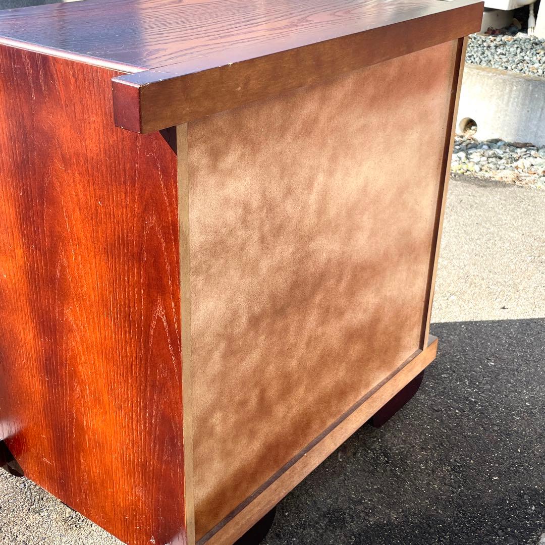 アンティーク キャスター付き 箪笥 車箪笥 キャビネット レトロ