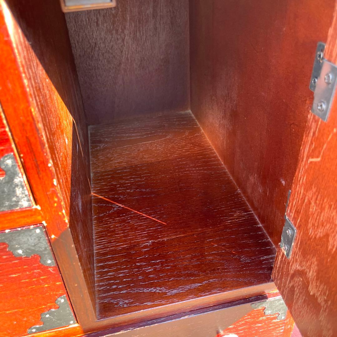 アンティーク キャスター付き 箪笥 車箪笥 キャビネット レトロ