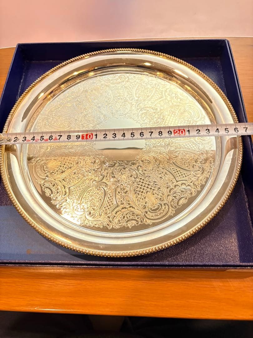 けんちマッピン&ウェッブ　シルバープレート　トレイ