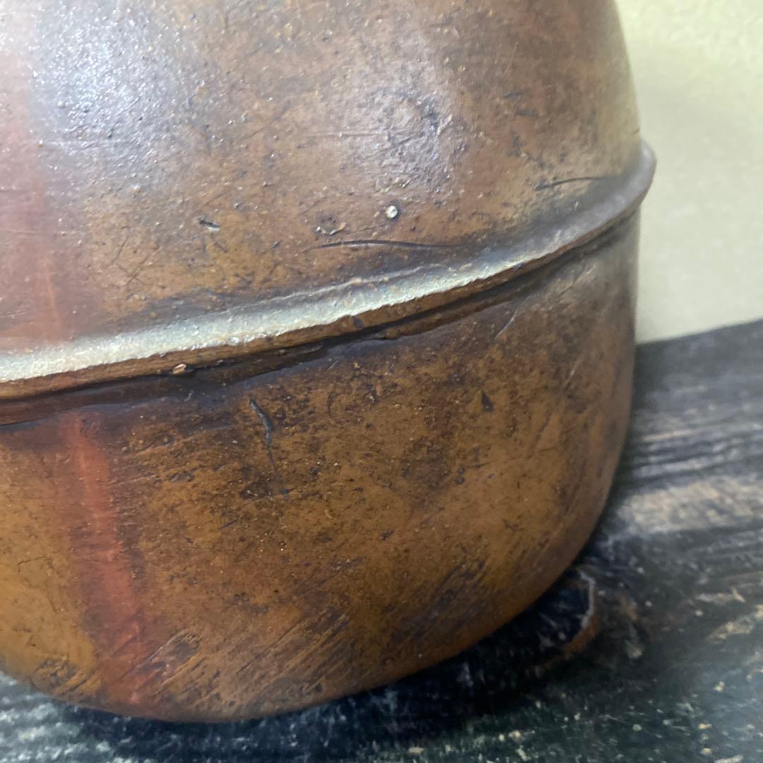 備前置き水指三日月に一文字