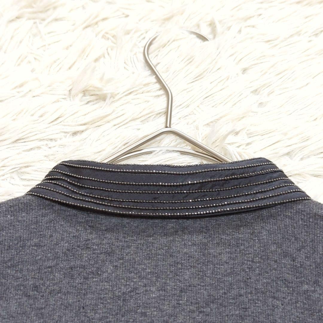 極美品 ブルネロクチネリ S モニーレ ポロシャツ ストレッチ コットン シルク