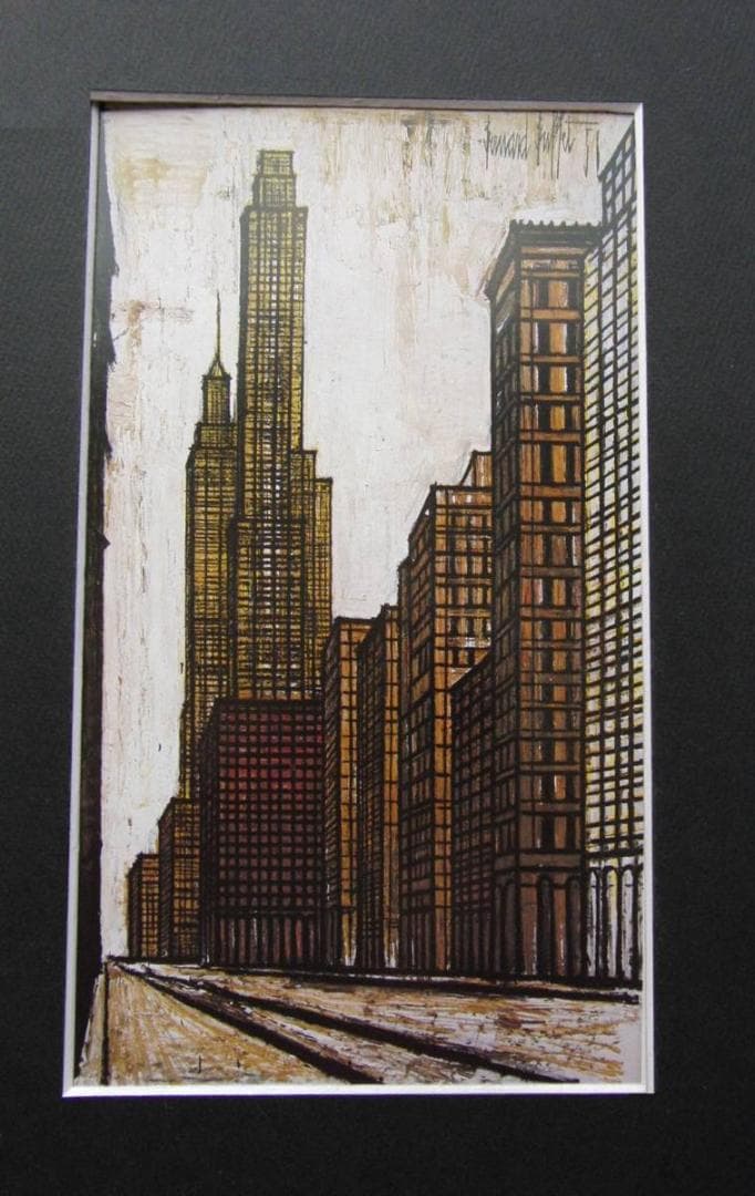 ベルナール・ビュッフェ、「NEW YORK-Park avenue」