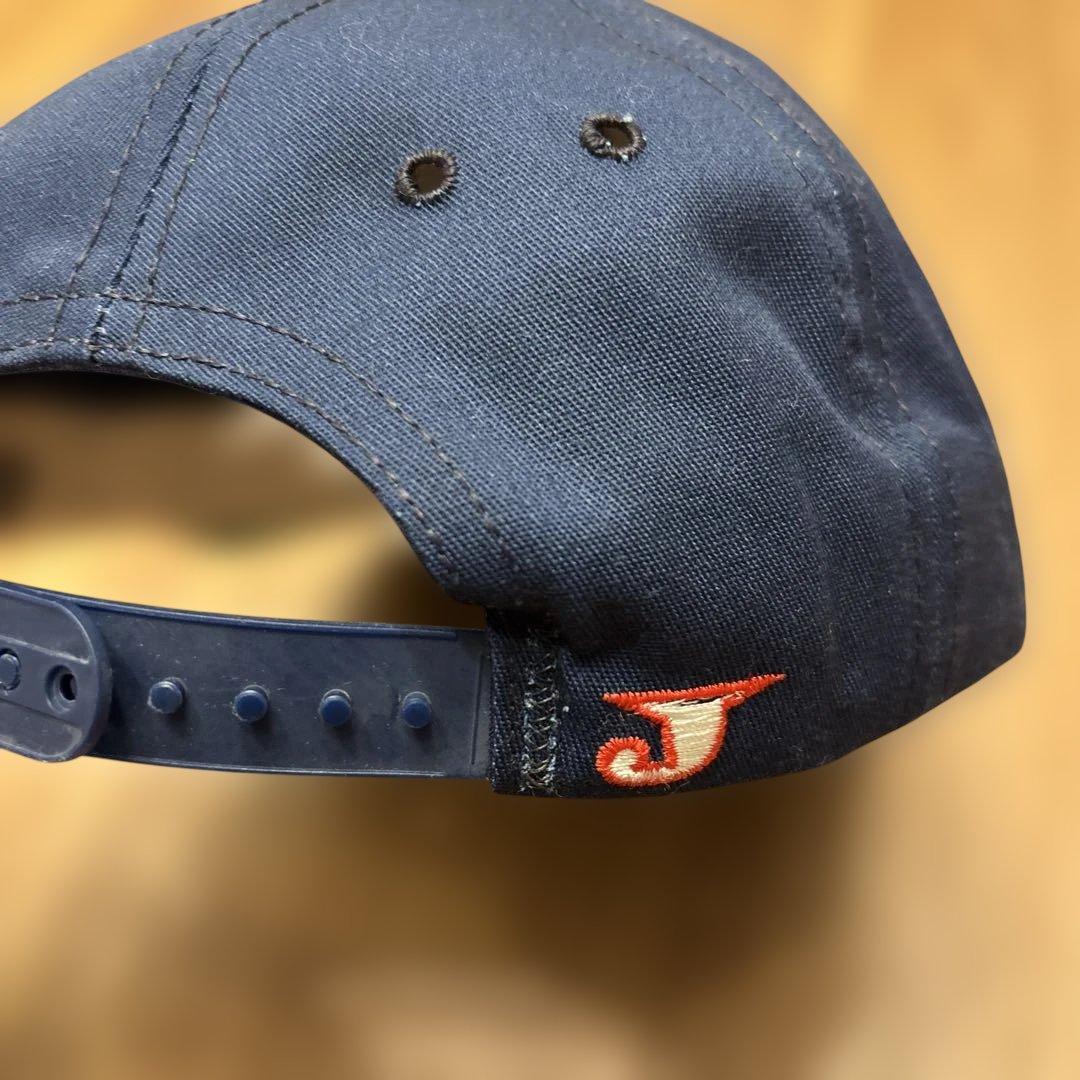 FRESH JIVE 刺繍ロゴ ネイビーキャップ USA製　90's 未使用