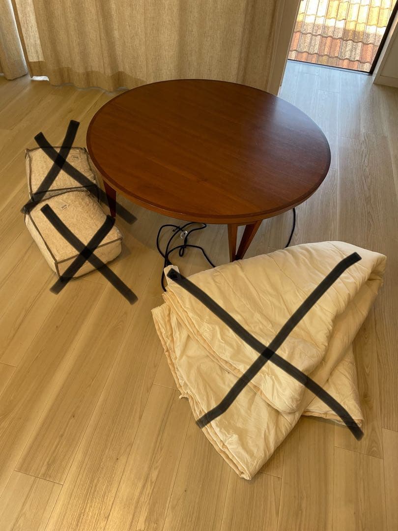 専用です。アクタス　リビングテーブル　こたつ　ウォルナット　120㎝　FK-1