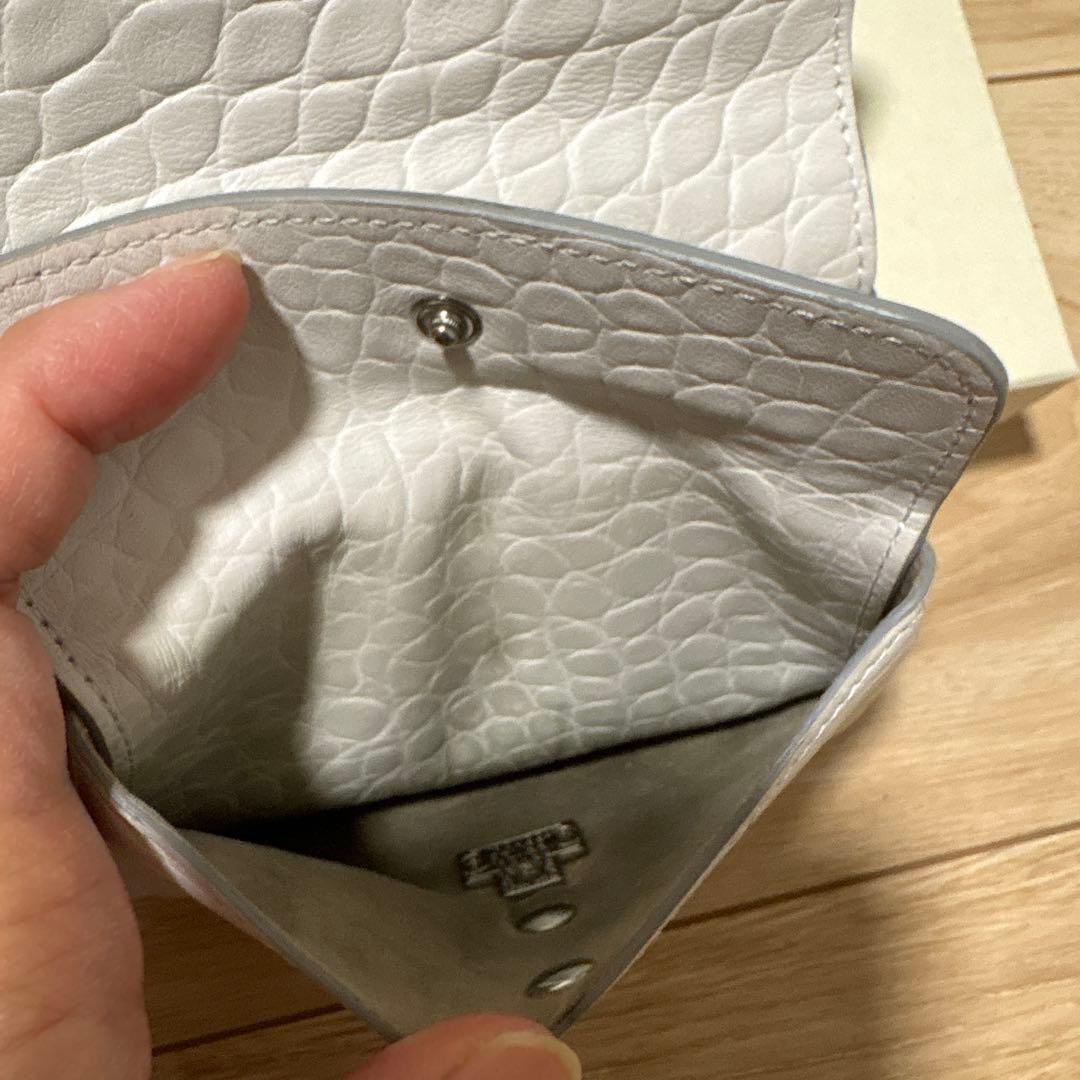 最終値下げ❣️IACUCCI クロコ型押し 二つ折り財布