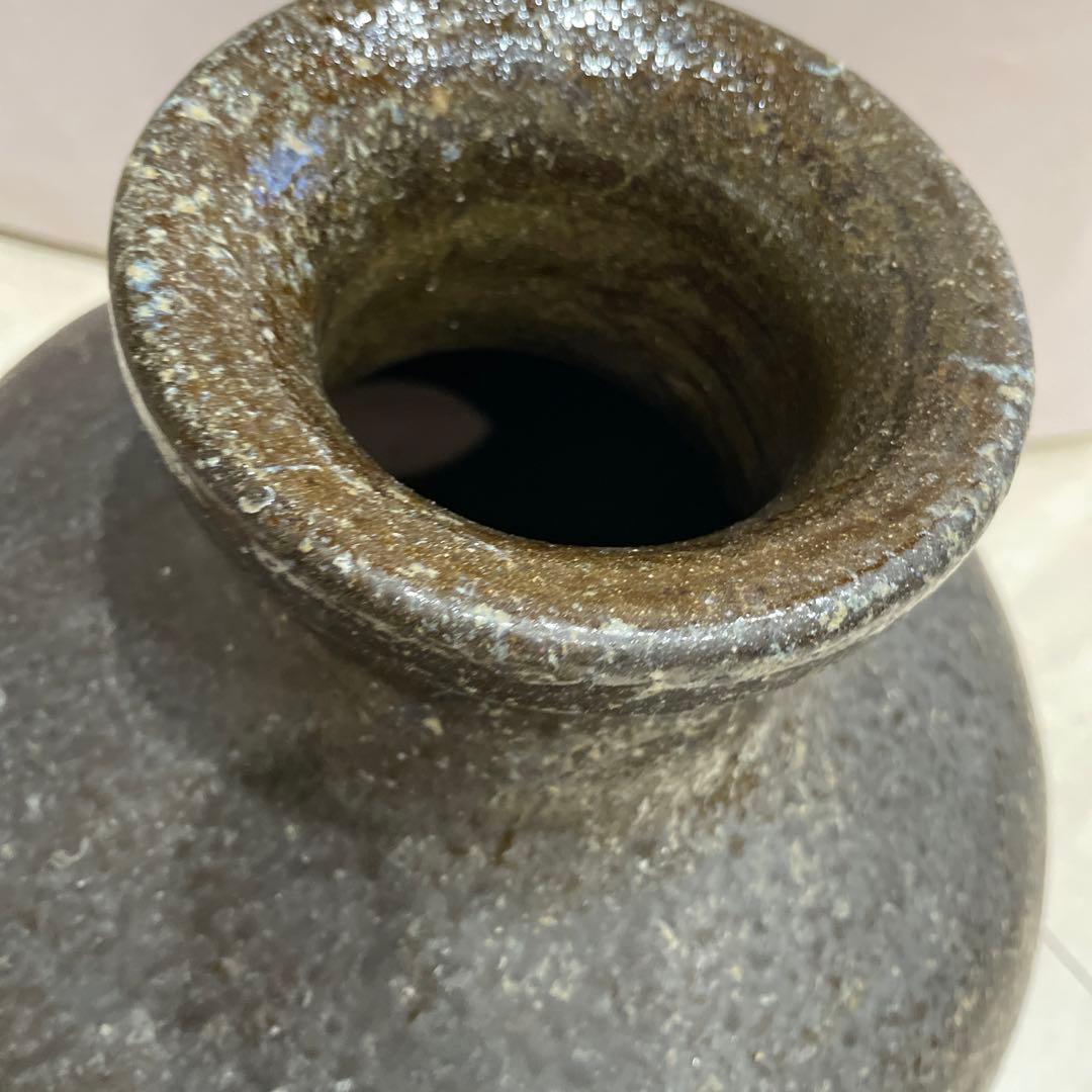 壺　木蓋　焼物 置物 アンティーク コレクション