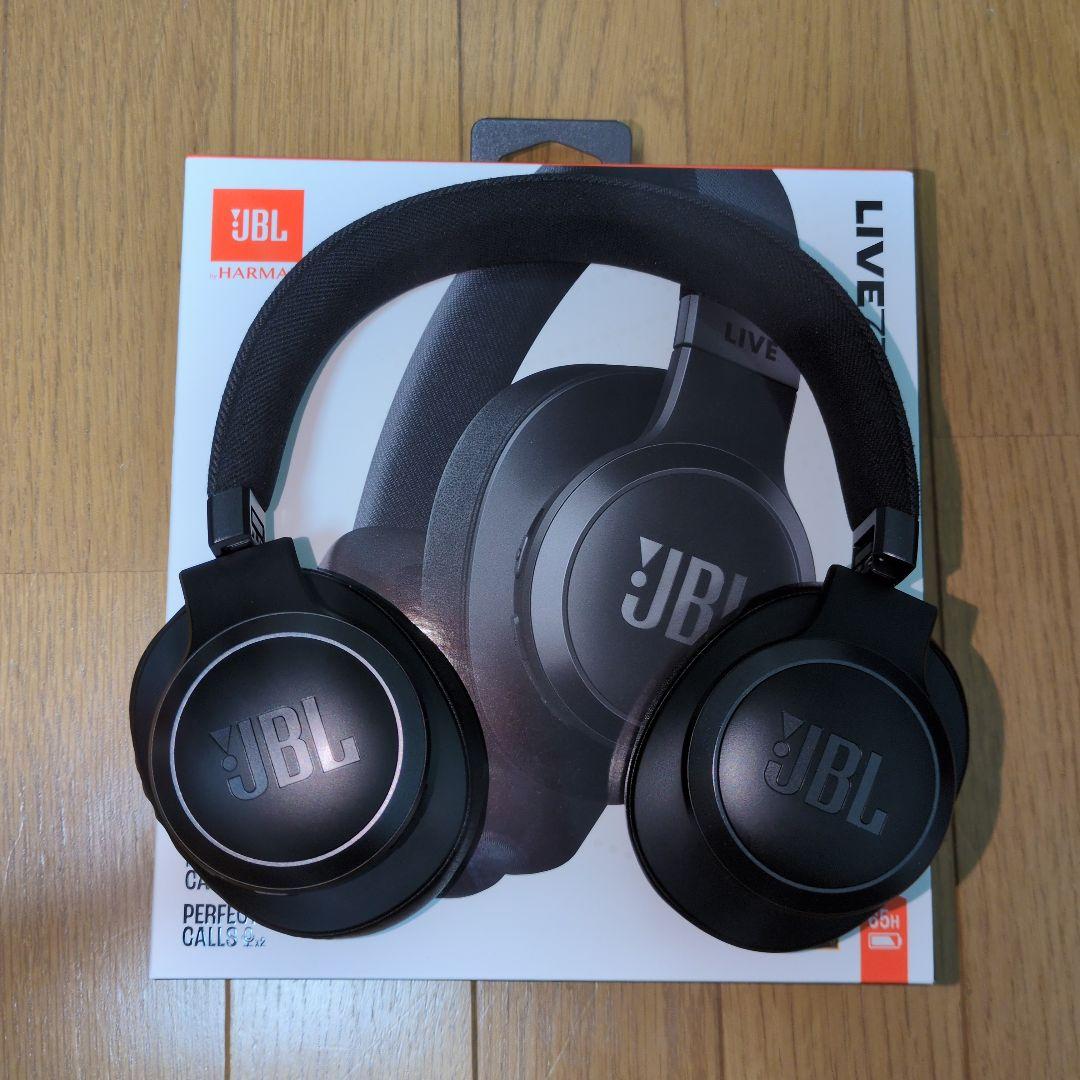 JBL LIVE 770NC ワイヤレスヘッドホン　ブラック　美品