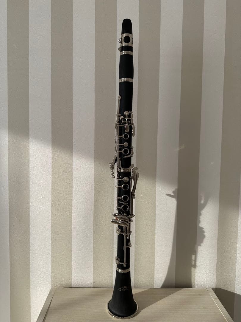 木製クラリネット本体 銀メッキキー付き　ケース付き