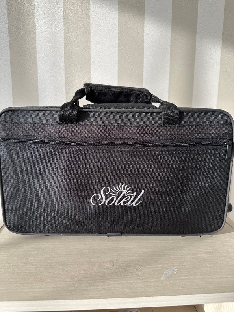 木製クラリネット本体 銀メッキキー付き　ケース付き