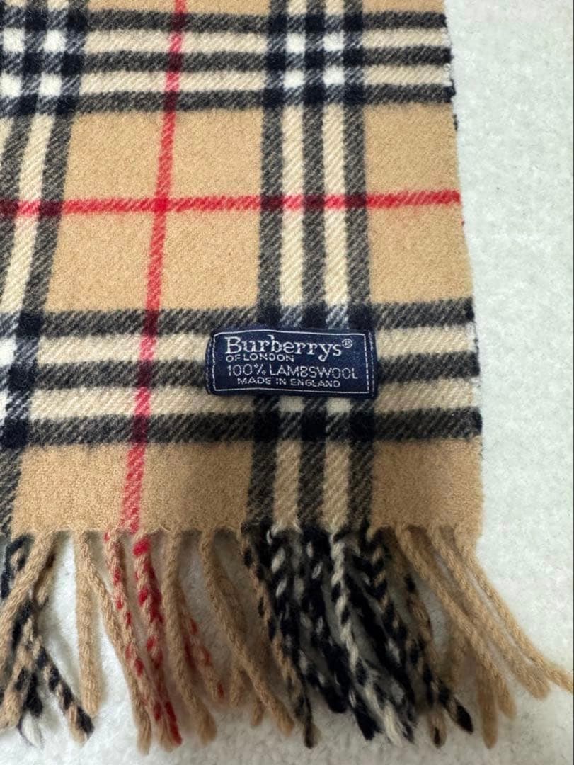 Burberrys バーバリー マフラー ラムウール ノバチェック ビンテージ
