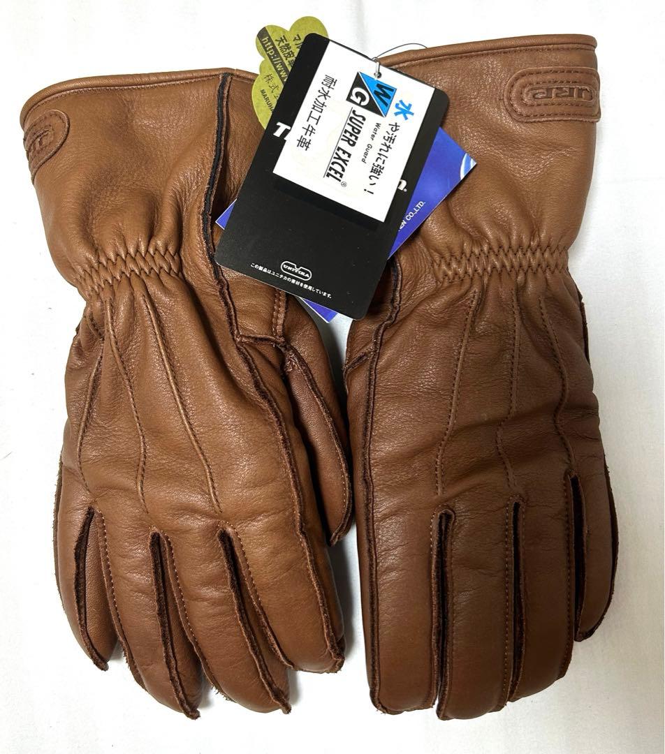 JRP レザー手袋 LLサイズ ブラウン 25cm