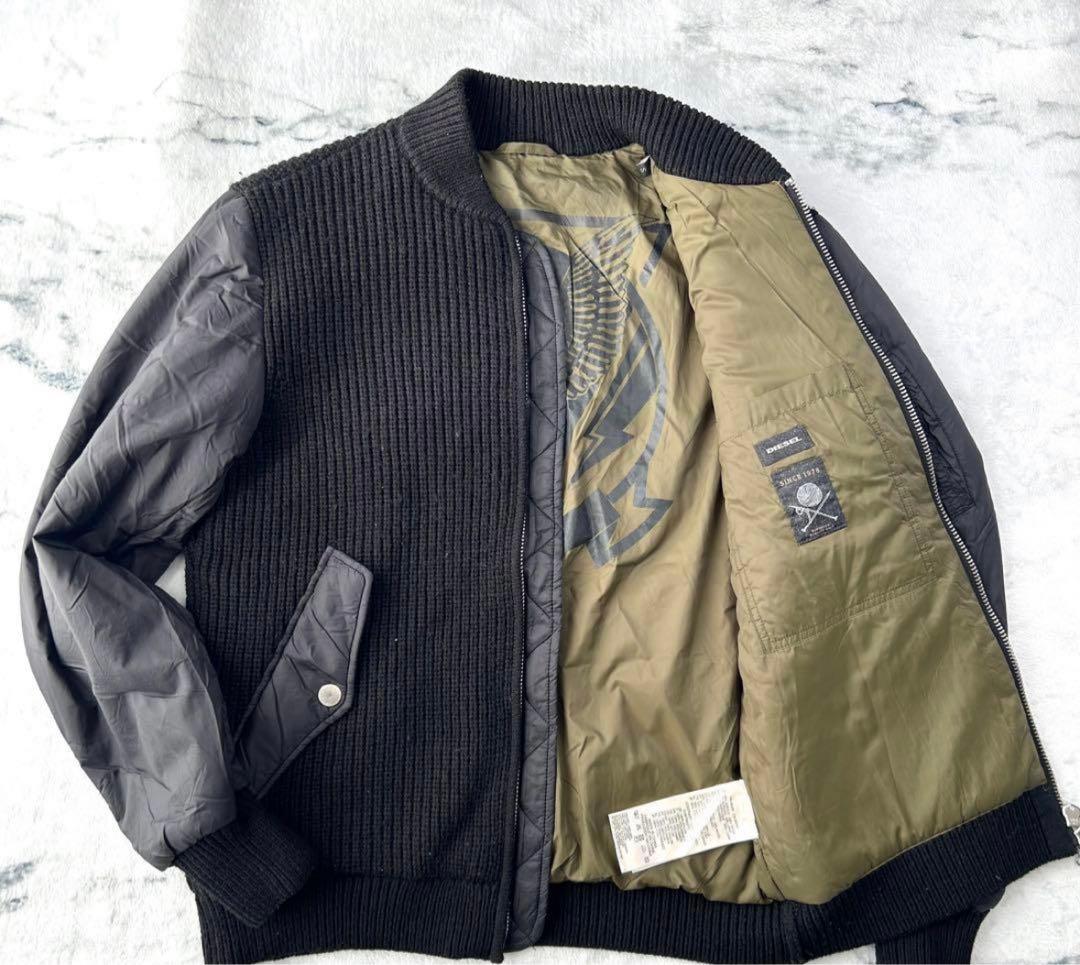 美品✨ DIESEL K-WEXLER ブルゾン 中綿ジャケット 切替 MA-1