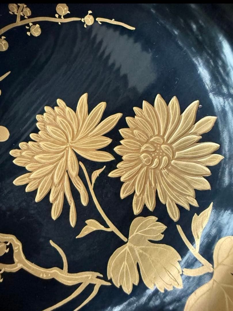 2234様感謝‼️かろやかJAPAN時代蒔絵 豪華四君子富士山形吸物椀　春蘭7客