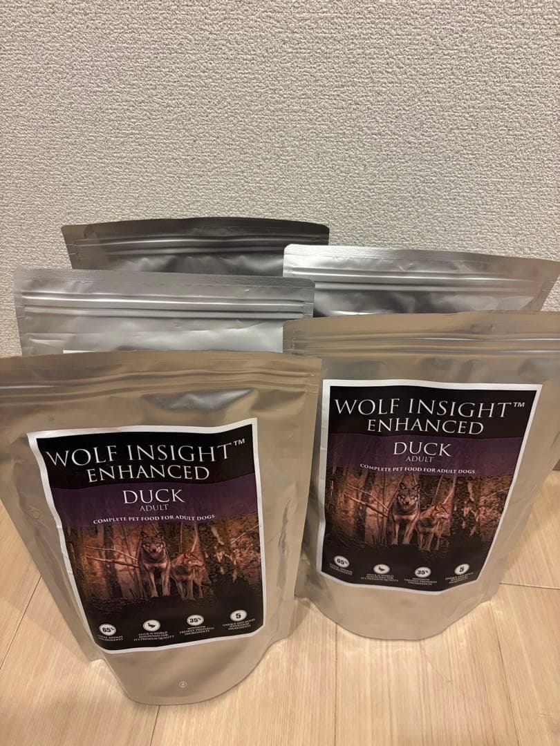 ⭐︎【獣医師推奨】ウルフインサイト ドッグフード エンハンスト ダック1kg全犬種