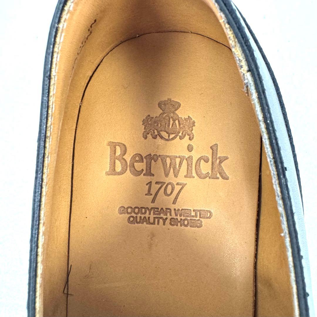 【Berwick】バーウィック（25.5） Uチップ 革靴 ビジネスシューズ