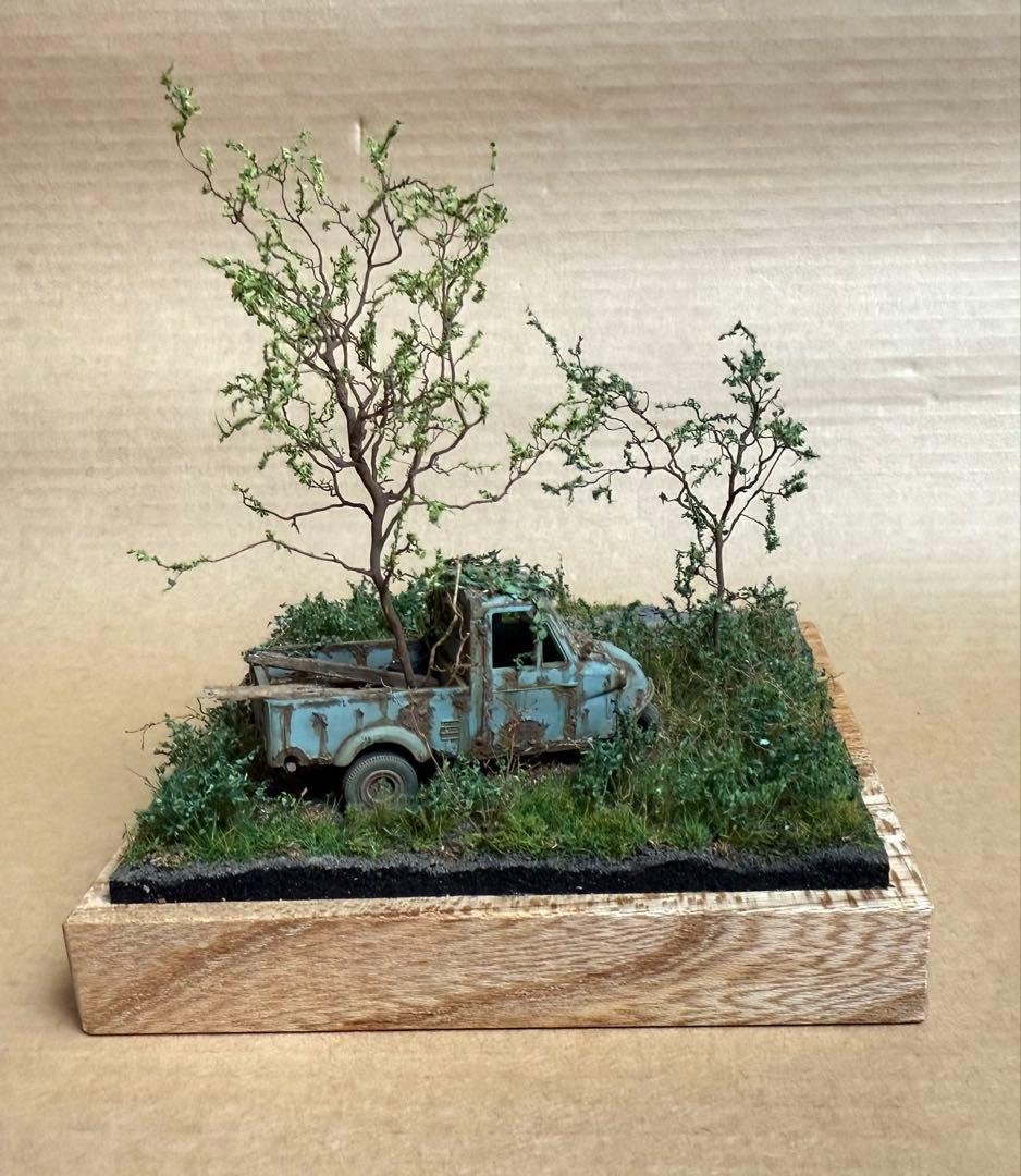 ジオラマ作家の一点物 ★「林道に放置されたミゼット」★ Art Stage K
