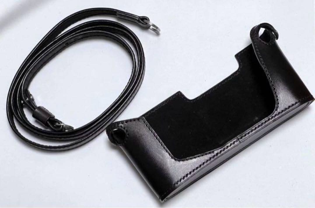 本革 Nikon ニコン F2用 カメラケースとストラップ イタリア製本革使用