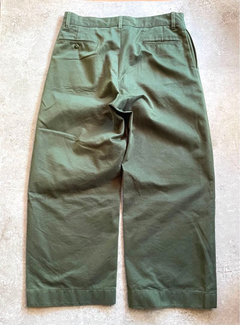 atlast&co アットラスト チノトラウザーズ 34 ミリタリー チノ