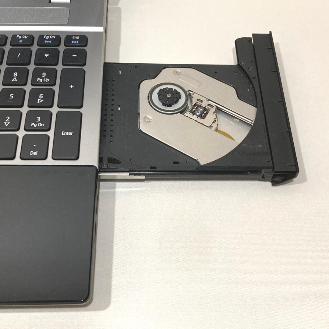 初心者✨ブルーレイ・オフィス✨黒シルバー✨すぐ使えるノートパソコン◇D420-1