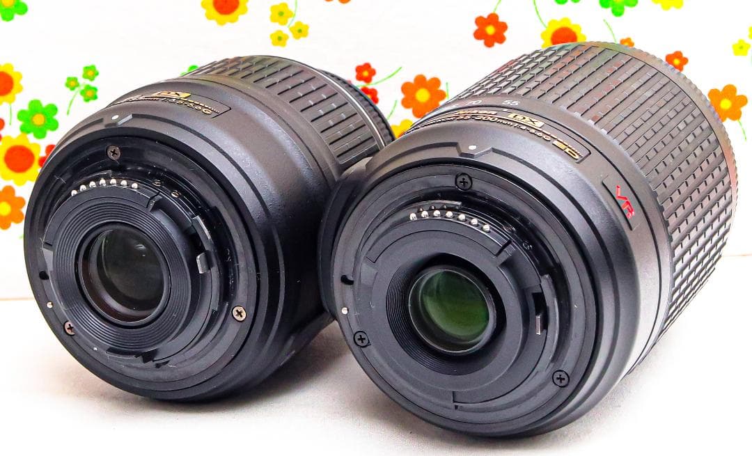 ニコン Nikon D5200☆スマホに送れる！☆ダブルレンズ！☆動画撮影可♪