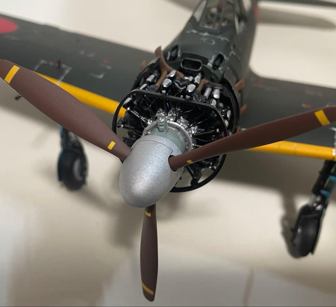 タミヤ零戦52型 1/32 プラモデル完成品