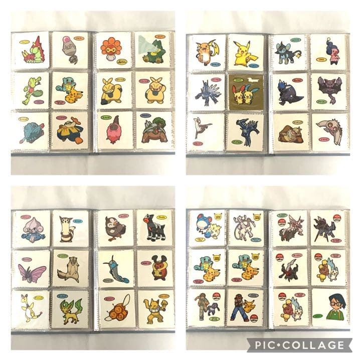 ポケモン　キャラクターデコシール　ポケモンパン　フォルダー2冊付