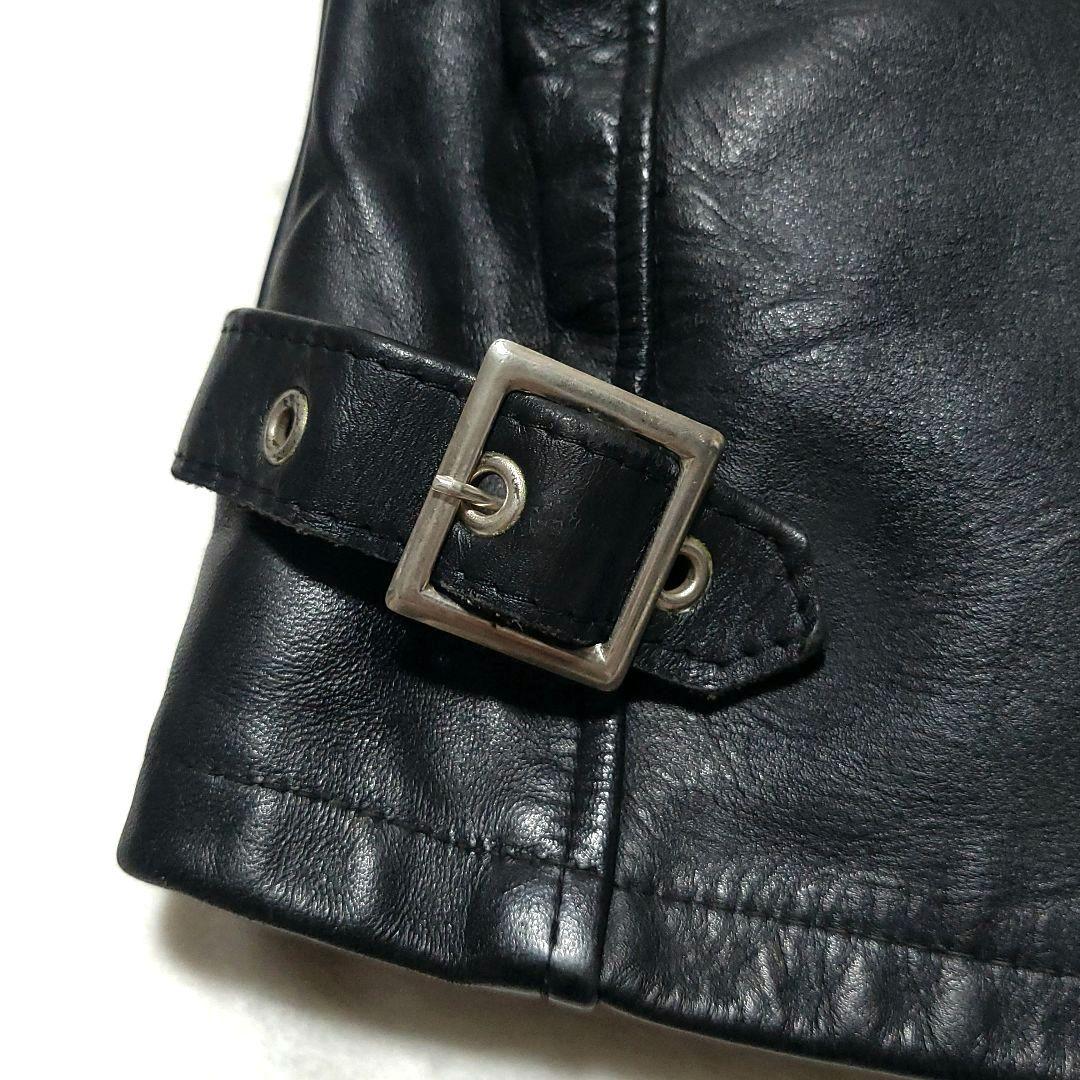 Schott　 シングル ライダースジャケット 643 レザー 牛革 米国製 黒