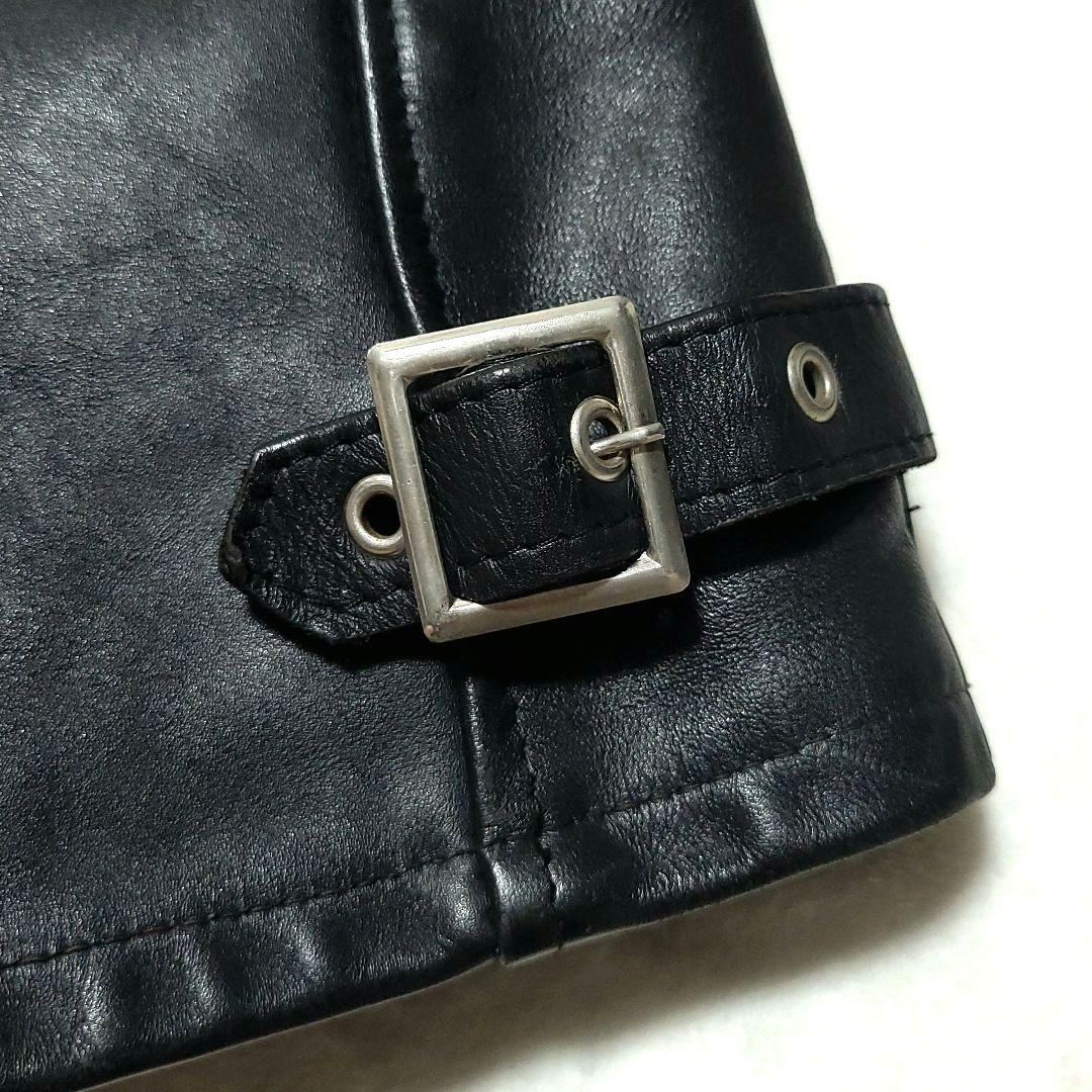 Schott　 シングル ライダースジャケット 643 レザー 牛革 米国製 黒