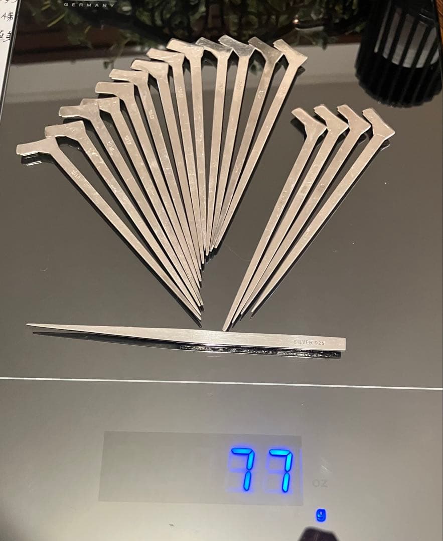 銀製　silver 18本セット